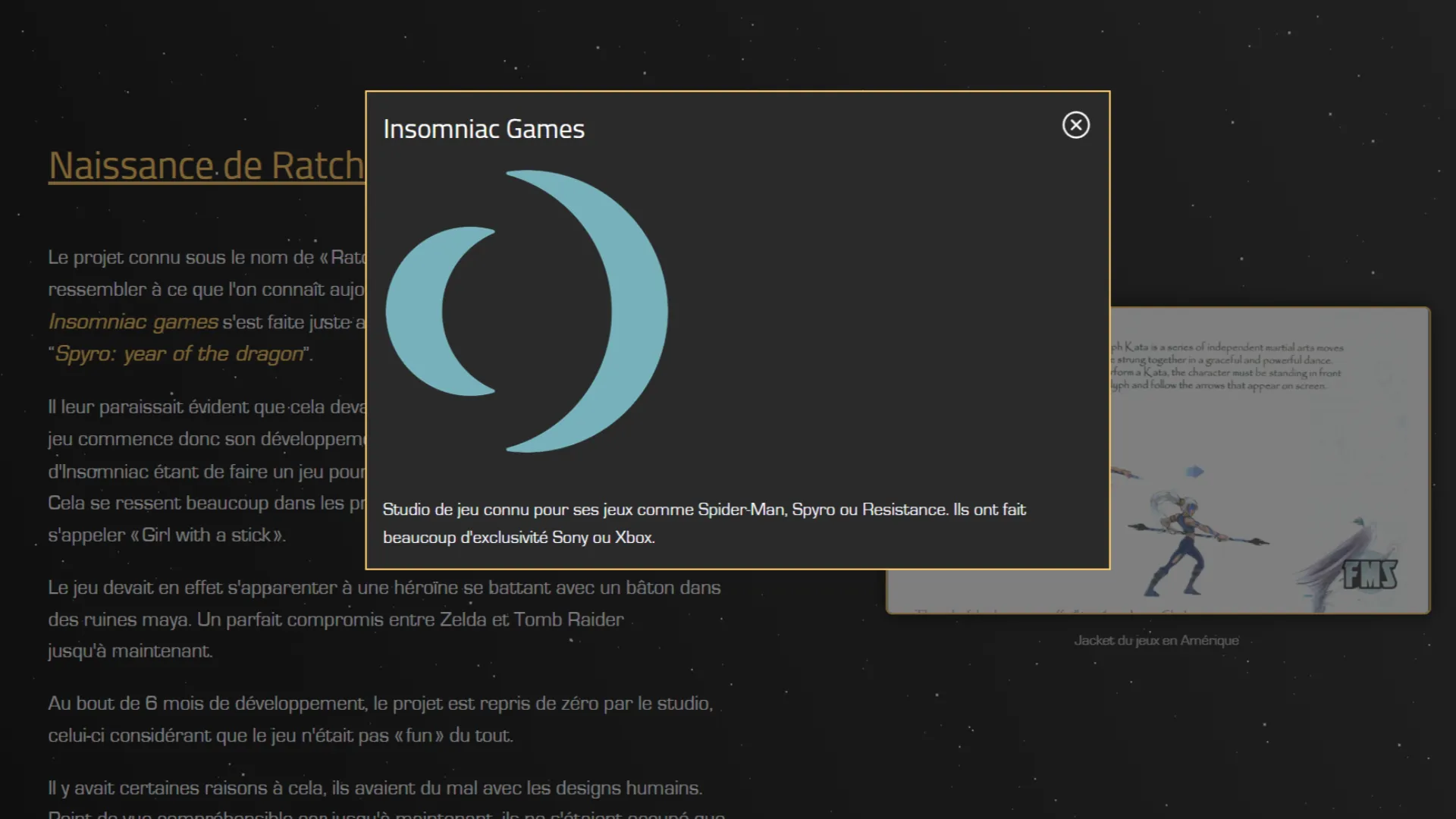 pop up explicative des termes techniques utilisé dans le contenu