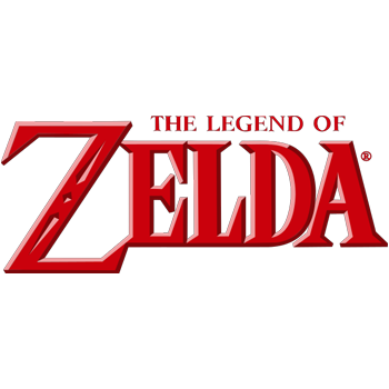 The legend of Zelda écris en rouge